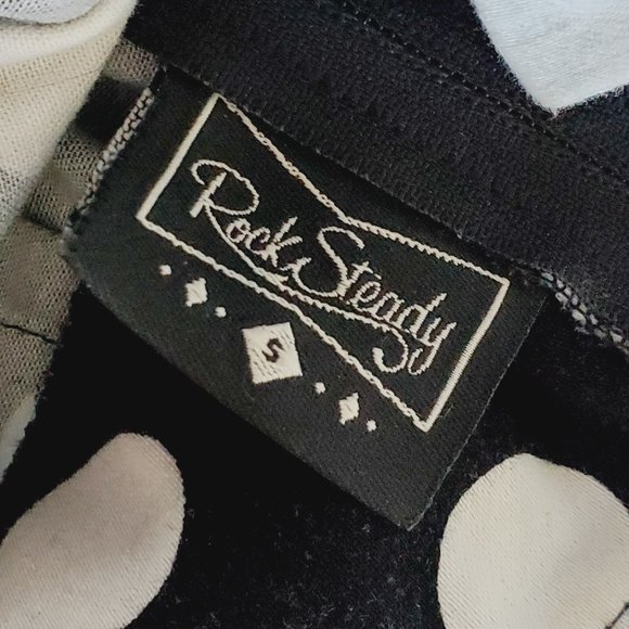 MODCLOTH ROCK STEADY Pin Up Rockabilly Black Dress - Picture 4 of 9